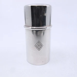 Tiffany & Co Sterling Silver 3" Travel Shaving Brush with Case Monogrammed JBB - Picture 1 of 5