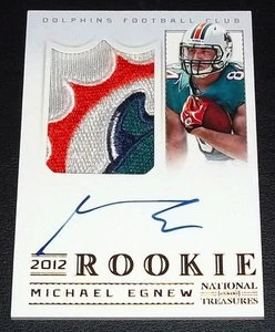 #45/49 Rc Jersey Team Logo Patch Michael Egnew Auto 2012 Rookie signed Autogramm - Bild 1 von 4