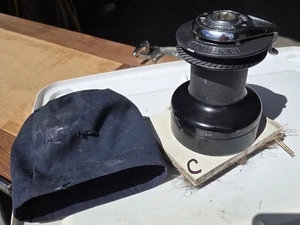 Barient 21 Self Tailing Single Speed Sailing Winch with Storage Cover INV:C - Picture 1 of 12
