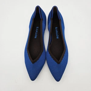 Rothys The Point Limited Edition Lazuli Slip On Flats Womens Sz 7.5 NEW - Picture 1 of 7