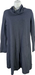 Vestido camisero Pure J.Jill azul manga larga cuello capucha para mujer - XS - Imagen 1 de 4