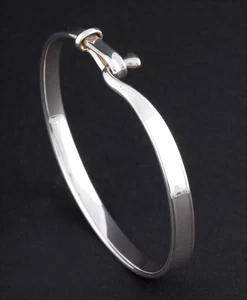 Brazalete Georg Jensen Sterling # 204. TORUN. Vivianna Torun. x-pequeño. 20000525 - Imagen 1 de 9