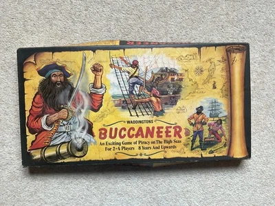 Vintage Buccaneer Board Game - Waddingtons - 1971 - Rare - Complete all Treasure - Image 1 of 4