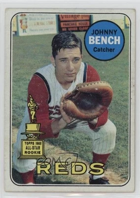 1969 年 Topps Johnny Bench #95 名堂 — 第 1/2 张图片