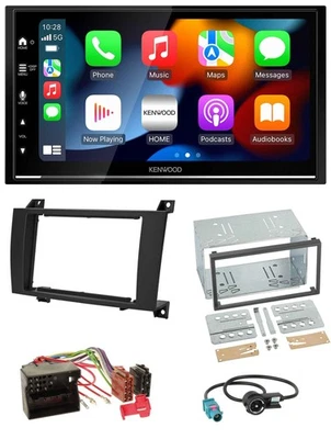 Kenwood DAB USB Bluetooth 2DIN MP3 Autoradio für Mercedes SLK R171 2004-2011 - Bild 1 von 4