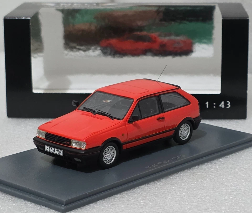 Volkswagen VW Polo G40 MKII 1986 Red 1:43 Neo NEO45795 EXTREMLELY RARE!! - Image 1 of 4