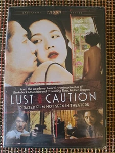 LUST CAUTION (DVD, 2008) NEW, Sealed - Picture 1 of 3