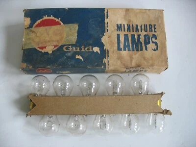 Nuevo de Lote Antiguo GM ACDelco Bombillas de Lámpara Miniatura Años 60 Chevy Buick Pontiac L94 Cantidad 10 Foto 1 de 2