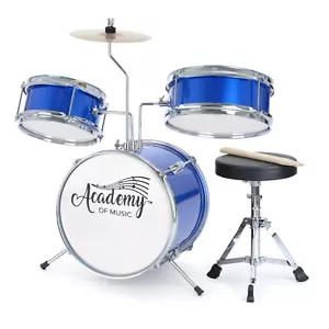 Academy of Music Kids 5 Piece Drum kit, First Musical Instrument For Children - Picture 1 of 9