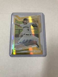 2022 Panini Elite Extra Edition Aspirations Michael Knorr Auto /24