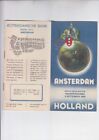 AMSTERDAM HOLLAND officiele editie 1949 Brochure Vintage 