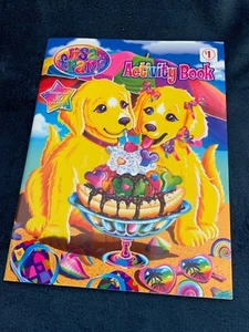 Lisa Frank Puppies with Ice Cream Activity Book Over 30 Stickers Unicorn Horse - Picture 1 of 4