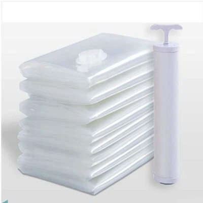 Vacuum Storage Bags Travel Suitcase Small Bag Airtight Vac Space Save 40 x 60 cm - Image 1 of 4