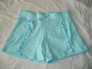 Garanimals 365 Kids Girls Pull On Front Ruffle Shorts Size 8 Aqua Spa Blue NEW - Picture 1 of 2
