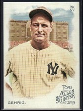 Lou Gehrig 2019 Topps Allen and Ginter #4  New York Yankees  Hall of Fame