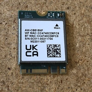 Asus OEM Realtek RTL8821CE Wireless Card Bluetooth 5.0 0C011-00211700 AW-CB515NF - Picture 1 of 3