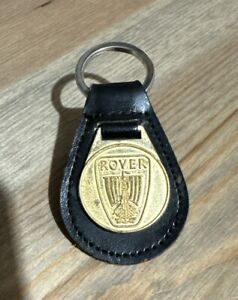 Alexander Rover Logo Car Key Ring Key Chain Fob Keyring Brass Vintage 1980s