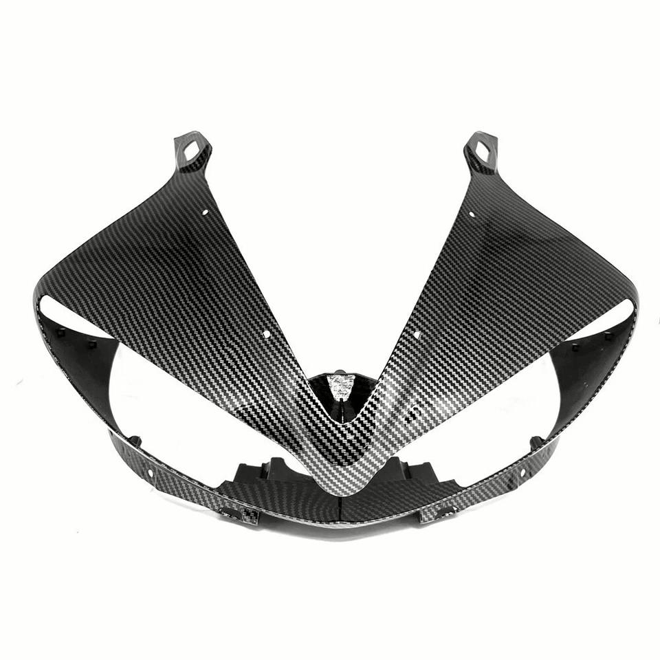 Carbon Fiber Front Nose Upper Headlight Fairing For YAMAHA YZF R6 2003-2005 - Image 1 of 4