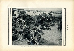 Der deutsche Einmarsch in Belgien -Weltkrieg 1914 - Holzschnitt- aus 1914 - Picture 1 of 1