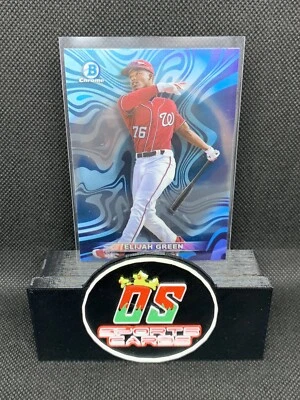2022 Bowman Chrome Draft Baseball #MR-5 Elijah Green Mood Ring Card Nationals - Image 1 of 2
