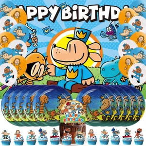 Juego de decoraciones de cumpleaños suministros de fiesta para perros y hombres plato globo pancarta adorno para pasteles - Imagen 1 de 8