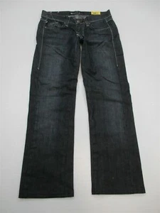 Pantalones de mezclilla para mujer ROCK & REPUBLIC talla 24 algodón lavado oscuro rectos #WA4322 - Imagen 1 de 6