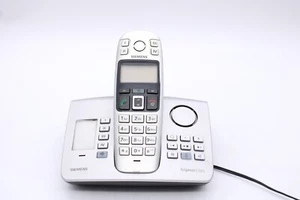 Siemens Gigaset E365 Telefon Festnetz & Ladestation grau Seniorentelefon - Afbeelding 1 van 4