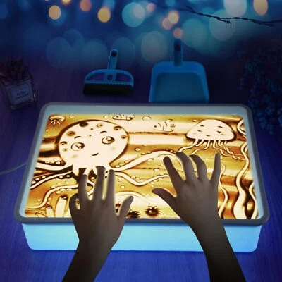 Легкий стол для детей коробка для рисования песком художественные наборы настольные игрушки для мальчиков и девочек - Изображение 1 из 4