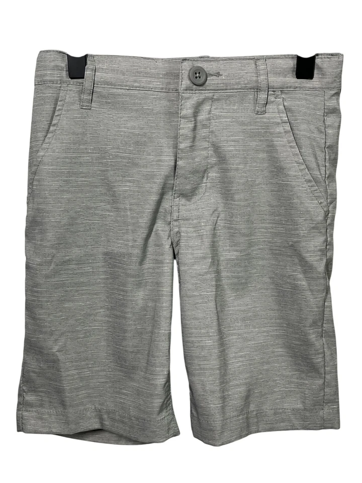 Old Navy Shorts Boys Sz 6 Kids Tech Activewear Chinos  Gray Summer Casual Youth - Image 1 of 4
