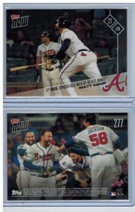 2017 Topps NOW #277 Matt Kemp Walk-off HR Lifts Braves SP solo 155 stampati  - Foto 1 di 1
