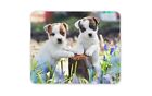 Adorable Jack Russell Puppies Mouse Mat Pad - Dog Puppy Gift PC Computer #8763