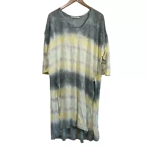 Free People Pomona Tie-Dye Long Line T-Shirt Tunic Top New Day Combo Small - Picture 1 of 12