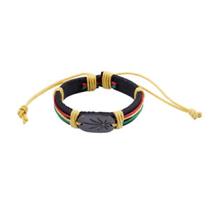 Rasta Jamaica  Leather Bracelet M1T76613