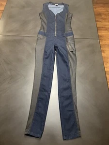 Lowla shapewear jumpsuit sleeveless 4 blue/black - Picture 1 of 12