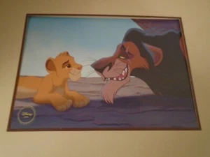 1994 Disney The Lion King Commemorative Lithograph With frame - Picture 1 of 5