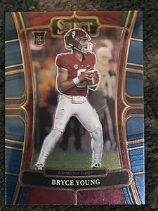 Bryce Young 2023 Panini Select Draft Picks  RC Blue Rookie Carolina Panthers - Picture 1 of 2