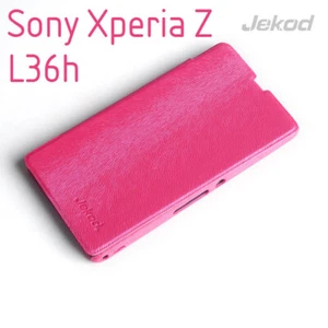Jekod pink Diamond leather case cover+screen protector for Sony Xperia Z L36h - Picture 1 of 3