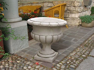 Vase Amphore Schale Pflanzgefäß Kübel Steinvase Gartendekoration Marmor Art.180 - Bild 1 von 1