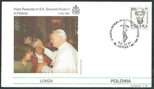 1991 VATICANO VIAGGI DEL PAPA POLONIA LOMZA - SV2 - Picture 1 of 1