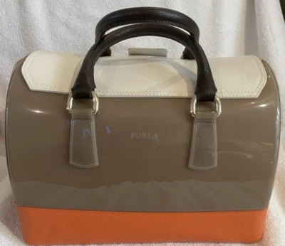 Furla Bauletto Women's Handbag Candy Vanilla Medium Satchel Luna Petalo - Image 1 of 2