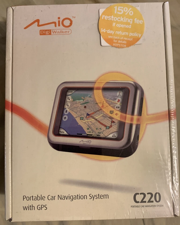 Mio DigiWalker C220 Automotive Mountable GPS BN15 - Image 1 of 2