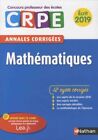 Annales Crpe Mathématiques - Ecrit 2019