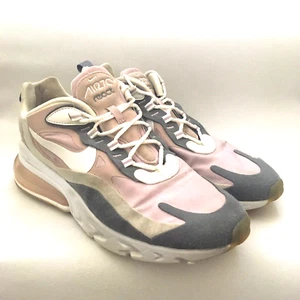 Nike Womens Air Max React 270 Shoes Size 10.5 Pink Gray Running Casual Sneakers - Picture 1 of 11