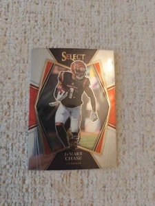 2021 Panini Select JAMARR CHASE #147 Concourse Rookie - Bild 1 von 2