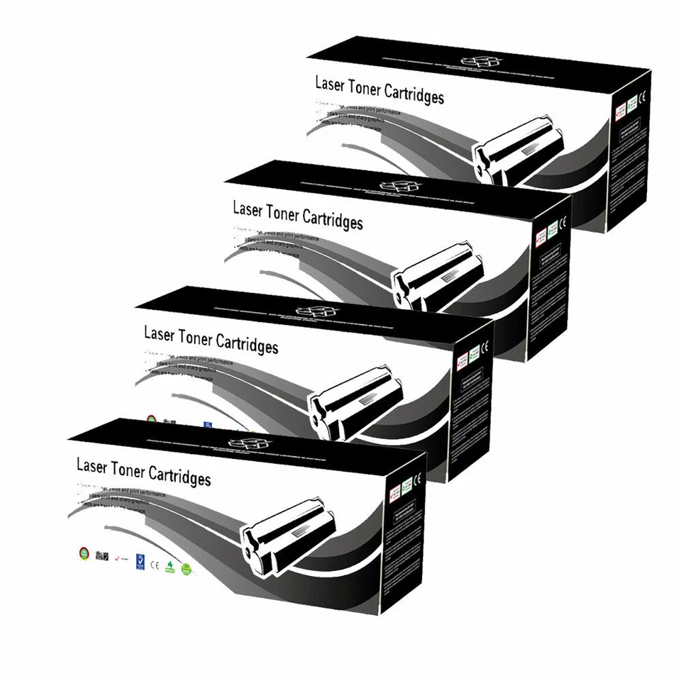 4 x Black Toner Cartridges Non-OEM Alternative For Ricoh C250, C260 - 2000 Pages - Image 1 of 1