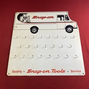 VTG 1980s Snap-On Tools USA SPP-536 Whiteboard Key Hook Holder Rack Sign Display - Picture 1 of 13
