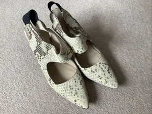 Michael Kors Womens Snake Print Leather Upper Shoes Size 5 - Picture 1 of 9