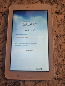 Samsung Galaxy Tab E-Lite, SM113, 8 GB, Wi-Fi, 7 in - White - Picture 1 of 5