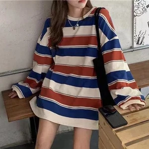 Women Sweatshirt Plus Size Retro Simple Skin-friendly Streetwear Harajuku - Picture 1 of 27