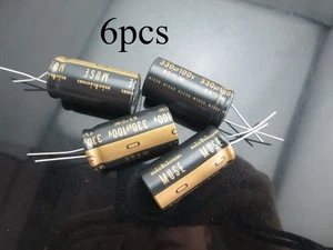 6PCS JAPAN Nichicon KZ 330uf 100V 330mfd MUSE KZ Audio Capacitor - Picture 1 of 4